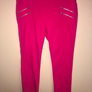 Hot Pink lightweight pull on pants!
